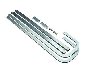 FAAC COPPIA BRACCI TELESCOPICI CURVI SOLID KIT 550 593 595 390564