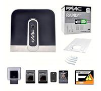 FAAC CYCLO RAPID C720 KIT - Automazione per Cancello Scorrevole 24V - Motore Elettromeccanico 400KG - Kit Completo
