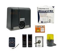 Kit per cancelli scorrevoli BLIZZARD ENC 500 kg 433 MHz RC FAAC GENIUS 104014