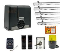 FAAC GENIUS BLIZZARD 230V KIT CANCELLI SCORREVOLI 900 KG 5MT CLEMAGLIERA 104015