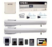 FAAC KIT CANCELLO DUE ANTE BATTENTI BATTENTE ELETTRICO AUTOMATICO APRICANCELLO