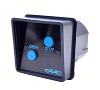 FAAC Switch 401002 Pulsante a Chiave per Automazione Cancelli - Selettore Doppio Comando Esterno