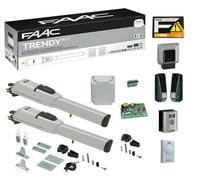 FAAC TRENDY KIT SET 413 230 AUTOMAZIONE CANCELLO BATTENTE CANCELLI ANTE BATTENTI