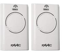 FAAC XT2 868 SLH LR Radiocomando trasmittente 868MHz, Bianco (Confezione da 2)