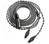 FAAEAL Cavo audio (Fezzlo) 8N, cavo misto placcato argento, compatibile con cuffie Sennheiser HD650, HD600, HD580, HD660S, HD6XX, HD565, HD545, 2 m (4PIN-XLR)