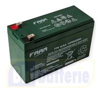 FAAM RBC17 Batteria AGM 12V 9 Ah ermetica ricaricabile per UPS APC Back-UPS