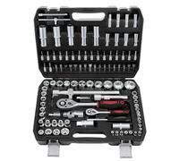 Faankiton 108 Pezzi Set di Chiavi a Bussola, Set di Chiavi a Cricchetto 1/2" e 1/4", Set Chiavi a Tubo a Cricchetto a 72 Denti, Kit di Strumenti a Cricchetto Cr-V, Set di Attrezzi Chiavi a Bussola