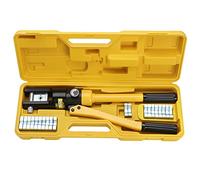 Faankiton 16 Tonnellate Pinza Crimpatrice Idraulica 8-300mm², Pressa Idraulica Pinze Crimpatrice, Pinze Capicorda per Terminali Elettrici, 13 Coppie di Matrici