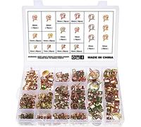 Faankiton 260 Pezzi Fascette per Tubi a Molla, 12 Misure 6-25mm Fascette Stringitubo a Molla, Fascette per Tubi Carburante, Morsetti per Tubi Flessibili