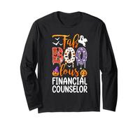 Fab Boo Lous Consulente Finanziario Boo Fantasma Zucca Halloween Maglia a Manica
