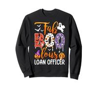 Fab Boo Lous Loan Ufficiale Boo Fantasma Zucca Halloween Felpa
