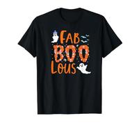 Fab Boo Lous Maglietta con Stampa Grafica Economica, Uomo, Nero, S