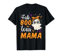 Fab Boo Lous Mama Fabulous Ghost Halloween Mother Matching Maglietta