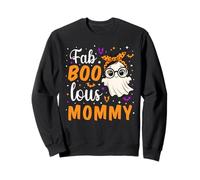 Fab Boo Lous Mommy Fabulous Ghost Halloween Mother Matching Felpa