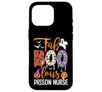 Fab Boo Lous Prigione Infermiera Boo Fantasma Zucca Halloween Custodia per iPhone 16 Pro