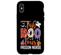 Fab Boo Lous Prigione Infermiera Boo Fantasma Zucca Halloween Custodia per iPhone X/XS