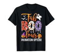 Fab Boo Lous Probation Ufficiale Boo Fantasma Zucca Halloween Maglietta