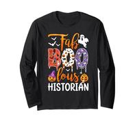Fab Boo Lous Storico Boo Fantasma Zucca Halloween Maglia a Manica