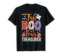Fab Boo Lous Tesoriere Boo Fantasma Zucca Halloween Maglietta