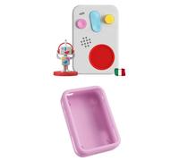 FABA Bundle Raccontastorie interattivo per Bambini da 0 a 10 Anni, Personaggio Sonoro Me, Routine Nanna, Gioco educativo Musicale+ Guscio Protettivo Patapum, Colore Rosa, Silicone