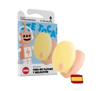 FABA - Dischi Sonori Faba•Me Banana e Pesca - Personalizzabili, Riproduzione con il Noleggio e FABA+, Giocattolo educativo per bambini, versione spagnola