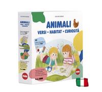 FABA Gioco - Animali: versi, habitat, curiosità - da usare con FABA+, per bambini e bambine 4-6 anni, gioco educativo versione italiana