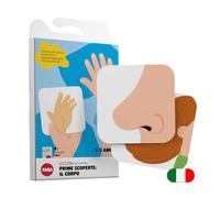 FABA Gioco - Prime scoperte: il corpo, da usare con FAB per bambini e bambine 1-3 anni, gioco educativo versione italiana