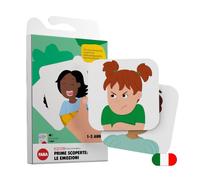 FABA Gioco - Prime scoperte: le emozioni, da usare con FAB per bambini e bambine 1-3 anni, gioco educativo versione italiana
