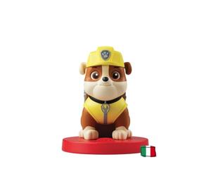 FABA Personaggio Sonoro - PAW Patrol La squadra dei cuccioli: Rubble | per bambini 3-5 anni, Storie e fiabe sonore, Ascoltabile con FABA Raccontastorie e FAB gioco educativo, versione Italiana