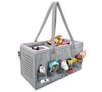 FABA Raccontastorie Borsa per bambini, per il trasporto e la protezione di fba Starter Set e giochi per bambini, con Scomparto per 10-20 Personaggi Sonori Italiani (grigio)