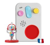 FAB Raccontastorie interattivo Francese, con Audio per Bambini 0-10 Anni | Versione francese, Cassa audio con Personaggio Sonoro Faba•Me, Luce notturna, Routine nanna, Gioco educativo musicale