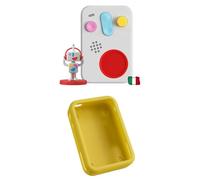 FABA Raccontastorie interattivo per Bambini da 0 a 10 Anni, Personaggio Sonoro Me, Routine Nanna, Gioco educativo Musicale e Guscio Protettivo Patapum, Colore Giallo, Silicone