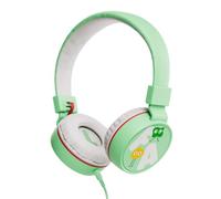 FABA Tutum - Cuffie con cavo per bambini 3-10 anni - verdi | limitazione del suono a 85dB, regolabili e pieghevoli