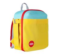 FABA Zaino Zipi per bambini dai 3 anni, dimensioni 23×27,5×15 cm, tessuto colorato, spallacci e schienale imbottiti