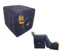 FabaCare Cubo per letto a gradini, gonfiabile, cuscino per appoggiare le gambe, cuscino per dischi intervertebrali, cubo di sollievo, cuscino per gambe