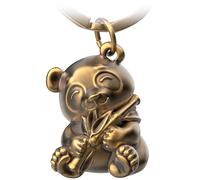 FABACH Panda Orso portachiavi Tao - Dolce Orso Panda portafortuna da donna - Orso portachiavi per la migliore amica - portachiavi Panda regalo per gli amanti degli orsi, Bronzo antico, 1, Moderno