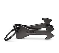 FABACH Trolley Piranha in Metallo Nero - Chip per Carrello della Spesa Sfoderabile - Non Rimane Bloccato nel Blocco dei Pegni, Nero, 2 Trolley-Piranhas