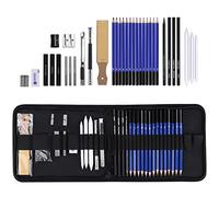 Fabaoday Kit Matita Disegno 35 Pezzi Set Per Disegnare con Matite Grafite E Matite Carboncino Viene Fornito con Un Album Da Disegno Di 25 Pagine Adatto a Principianti E Professionisti