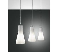 FABAS LUCE 2753-47-138 SOSPENSIONE DIANA E27 3 X 60W vetro soffiato [EEK: A+]