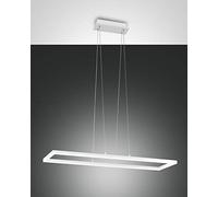 FABAS LUCE 3394-45-102 SOSPENSIONE BARD LED DIM 52W 4680lm COLORE BIANCO L:92X32 cm