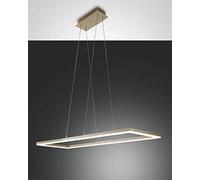 Plafoniera Bard a sospensione a led 52W 3394-45-225 Oro Opaco Fabas Luce - 3394-45-225