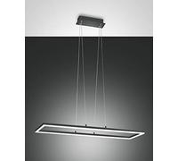 FABAS LUCE 3394-45-282 SOSPENSIONE BARD LED DIMMERABILE 52W 4680lm ANTRACITE L92X32 cm