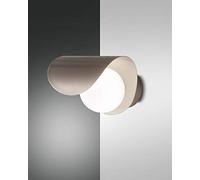 Adria applique LED moderna sferica con lastra curva metallo oro [EEK: A]
