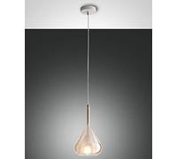 FABAS LUCE Lila lampada a sospensione E27 1 x 40 W Ø20 cm, 3481-40-125, Lila [Lampade per Interni > Lampade a Sospensione]