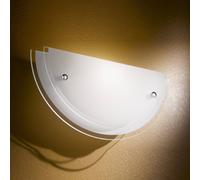 Fabas Luce Applique in vetro levigato Hill raffinata Fabas Luce