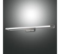 Fabas Luce Applique LED Rapallo, cromo, IP 44, 60 cm Fabas Luce