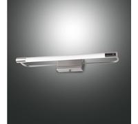 Fabas Luce Applique LED Rapallo, cromo, IP44, 40 cm Fabas Luce