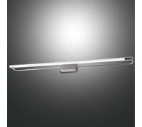 Fabas Luce Applique LED Rapallo, cromo, IP44, 80 cm Fabas Luce