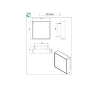 FABAS LUCE Oban lampada a soffitto, E27, 3233-61-102, Oban [Lampade per Esterni > Lampade a Soffitto]
