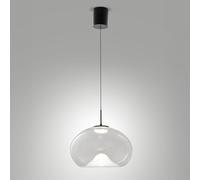BRENA LAMPADARIO A SOSPENSIONE SALISCENDI TRASPARENTE A LED CCT 2700K - 3000K - 4000K- 14W - 1510 lm DIMMERABILE A STEP